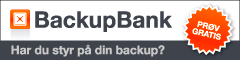 BackupBank backup løsning
